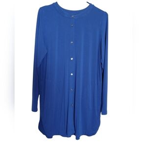 J. Jill Cardigan tunic length top Wearever collection size medium